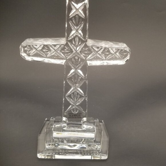 Towle Crystal Cross 24% Leaded Crystal Hand Cut Made in Poland 8.5" - Picture 8 of 8